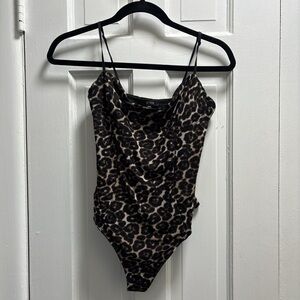 AFRM Leopard Print bodysuit